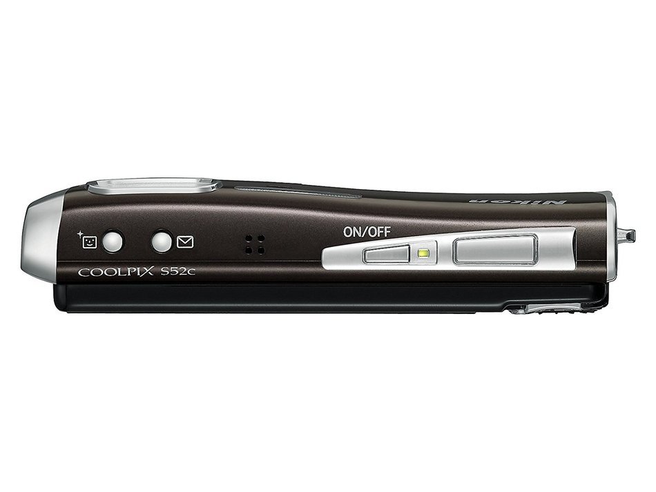 Nikon Coolpix S52c 9MP Digital Camera Zoom with 3x Optical Vibration Reduction Zoom with Wi-Fi (Vibrant Black) N5