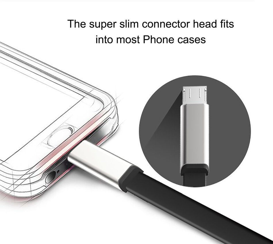 Marchpower, Micro USB Cable, 2PCs 6ft Zinc Alloy Android Phone Charger - Fast Sync Charge USB Phone Cord for Android... N13