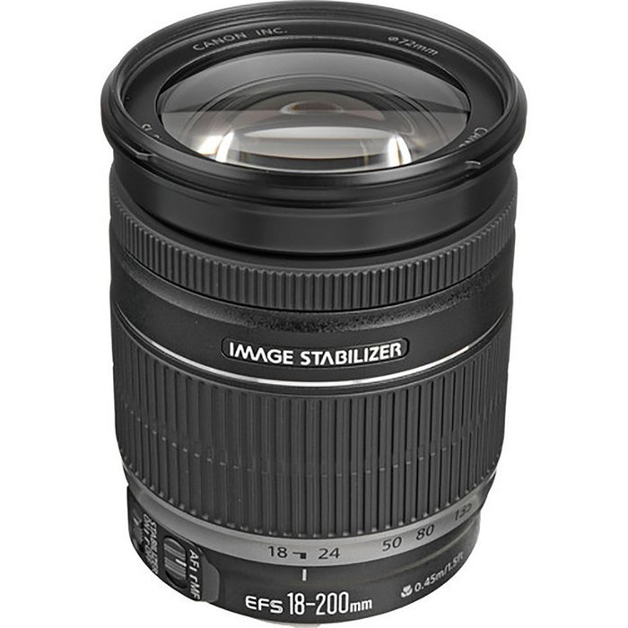Canon 18-200mm IS Lens + 32GB Class 10 High Speed Memory Card + Macro Filtr Kit (+1,+2,+4 & + 10) + UV-CPL-FLD... N2