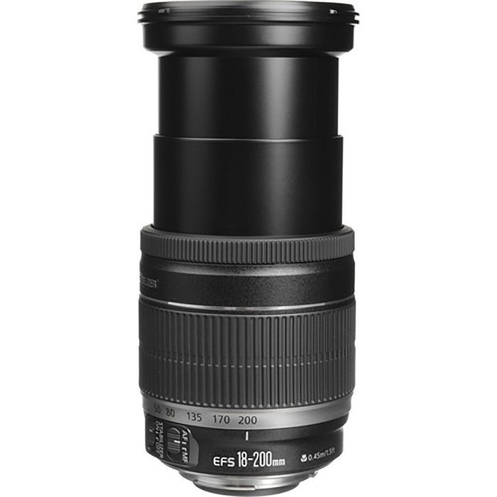 Canon 18-200mm IS Lens + 32GB Class 10 High Speed Memory Card + Macro Filtr Kit (+1,+2,+4 & + 10) + UV-CPL-FLD... N3
