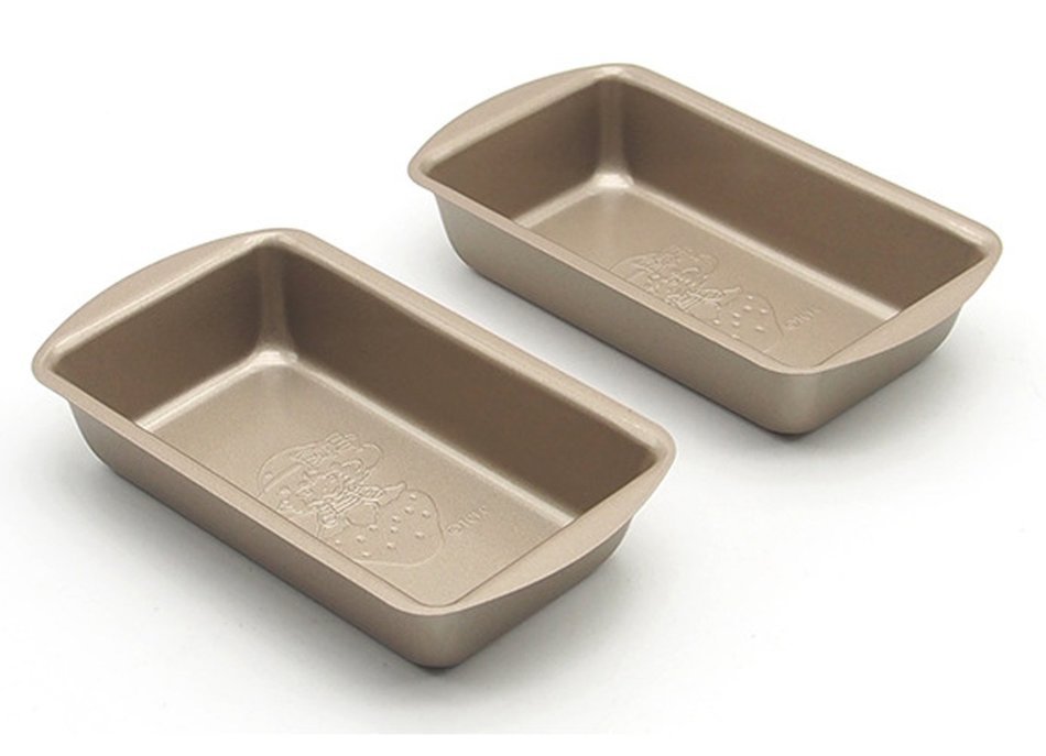 SS&CC Mini Heavy-gauge Steel Loaf Pans - 4.5 X 2.5 Inch Set of 2