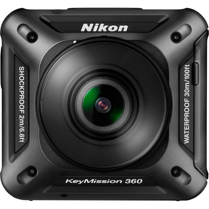 Nikon KeyMission 360 4K Ultra HD Action Camera with Built-In Wi-Fi + Outdoor Action Kit + 64GB Memory Card & Micro... N3