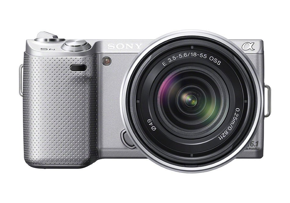 Sony NEX-5N 16.1 MP Compact Interchangeable Lens Touchscreen Camera With 18-55mm Lens (Silver) N2