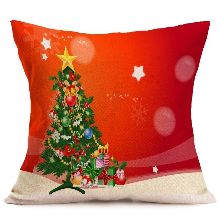 Pillow Cover,Haoricu Vintage Christmas Cartoon Smowman Penguin Sofa Bed Home Decoration Festival Pillow Case Cushion... N28