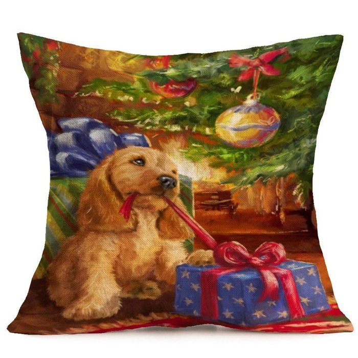 Pillow Cover,Haoricu Vintage Christmas Cartoon Smowman Penguin Sofa Bed Home Decoration Festival Pillow Case Cushion... N29