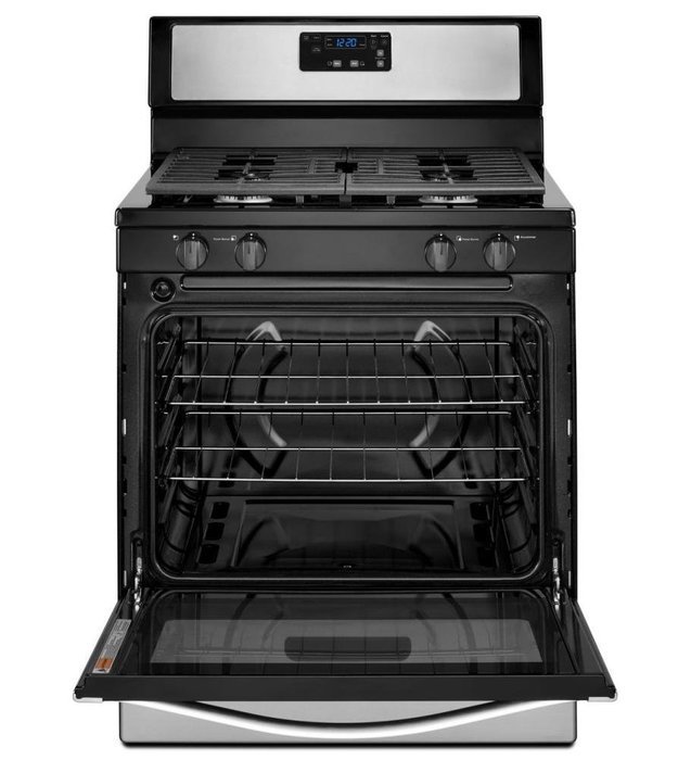 Whirlpool WFG320M0BS 30" Stainless Steel Gas Sealed Burner Range N5