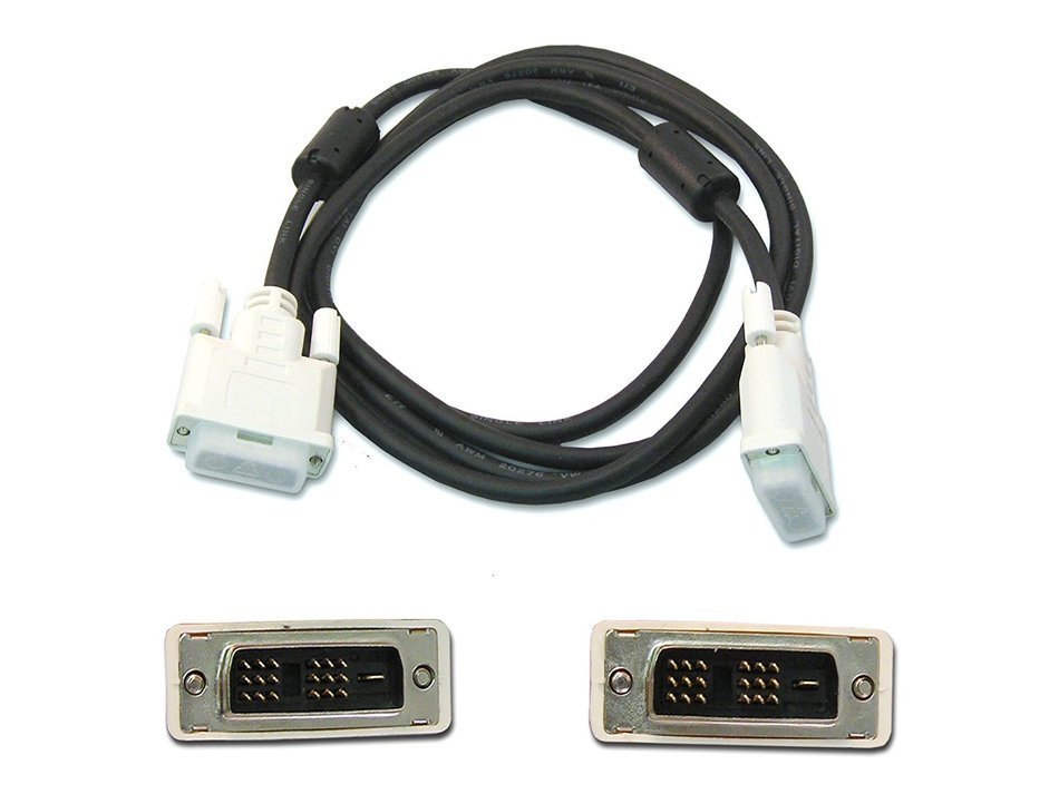 1 X DVI-D Male-Male Digital Video Monitor LCD Flat Panel Cable - 6 Ft 18 Pins