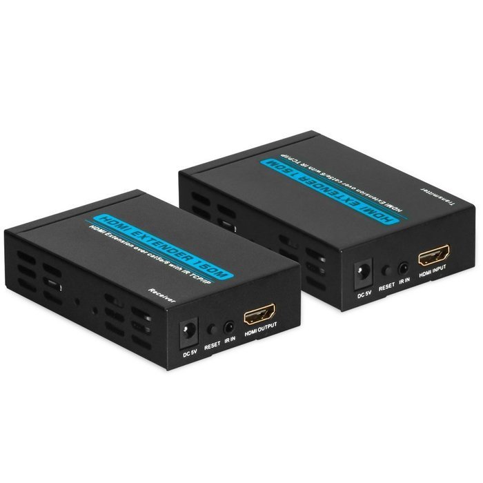 HDMI Extender, Matcis&reg; HDMI Signal Extenders Over CAT 5e/6 UTP/STP Ethernet Cable Up to 120m (Up to 120M, Sender... N2