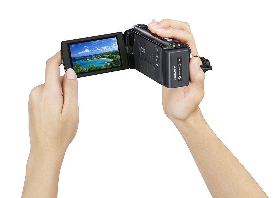 Sony HDR-CX260V High Definition Handycam 8.9 MP Camcorder with 30x Optical Zoom and 16 GB Embedded Memory (Black... N14