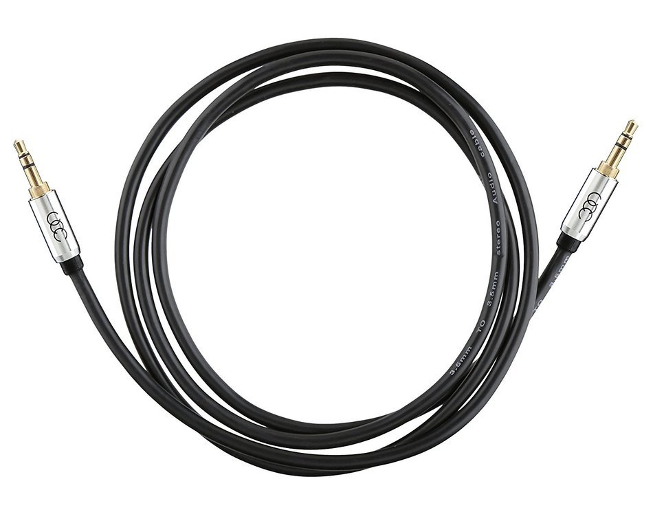 2X 3.5mm Aux Cord ( 2.5 meter / 8 Feet each ) Universal Durable Auxiliary Cable for Car - Flexible PVC with Limited... N5