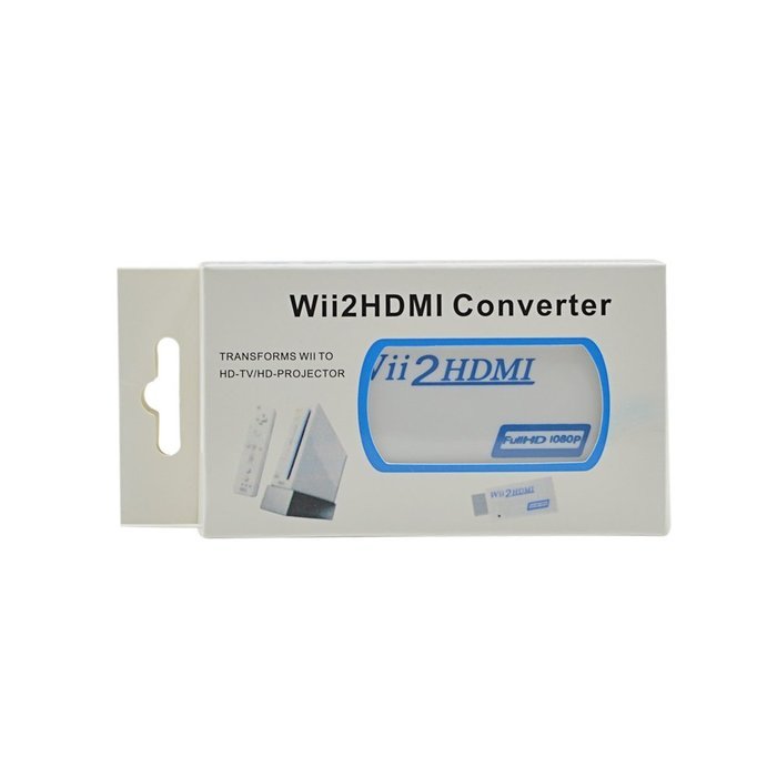 NAMEO Wii to HDMI Adapter Converter Wii2HDMI Support 1080P 720P 3.5mm Audio Video Output - Supports All Wii Display... N10