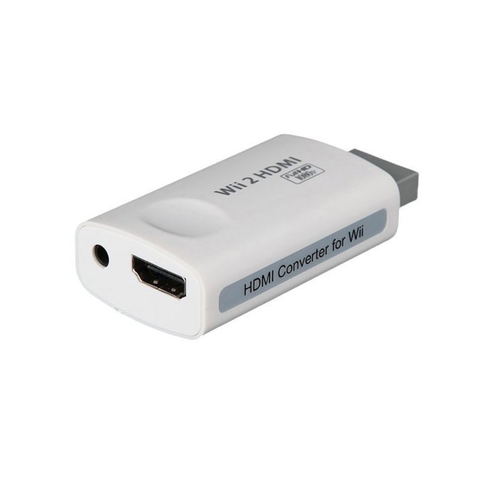NAMEO Wii to HDMI Adapter Converter Wii2HDMI Support 1080P 720P 3.5mm Audio Video Output - Supports All Wii Display... N12