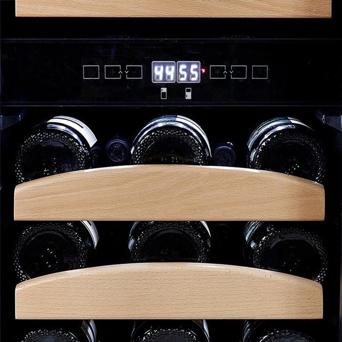 Whynter BWR-281DZ Dual Zone Built-In Wine Refrigerator, 28-Bottle N18