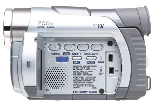 JVC GR-D70 MiniDV Camcorder with 3-Inch LCD, 16x Optical Zoom and SD/MMC Card Slot (Discontinued by Manufacturer) N3