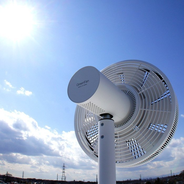 Barumyuda Dc Motor Energy Saving Fan Greenfan Japan (Japan Fan Green) White &times; Black Egf-1500-wk Made ​​In Japan N8