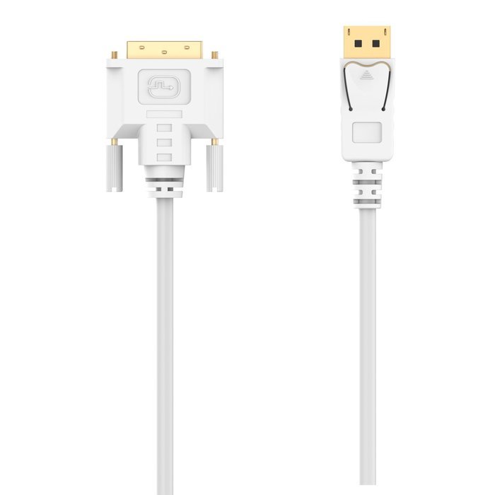 DP to DVI, Rankie 6FT Gold Plated DisplayPort DP to DVI Cable (Black) - R1109 N2