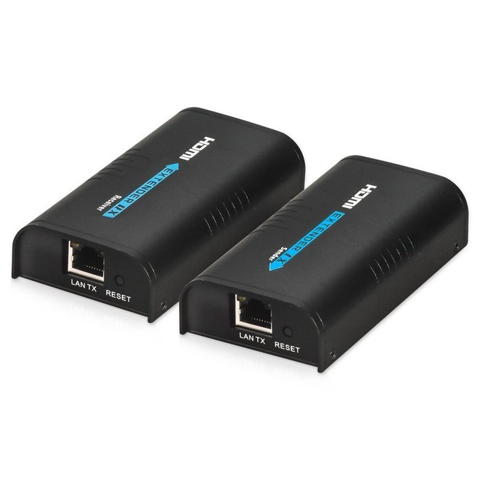 HDMI Extender, Matcis&reg; HDMI Signal Extenders Over CAT 5e/6 UTP/STP Ethernet Cable Up to 120m (Up to 120M, Sender... N5