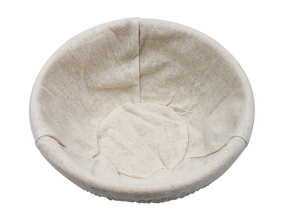 Boseen Round Banneton Bread Dough Proofing Rising Rattan Basket & Liner( 8.6 inches) N2
