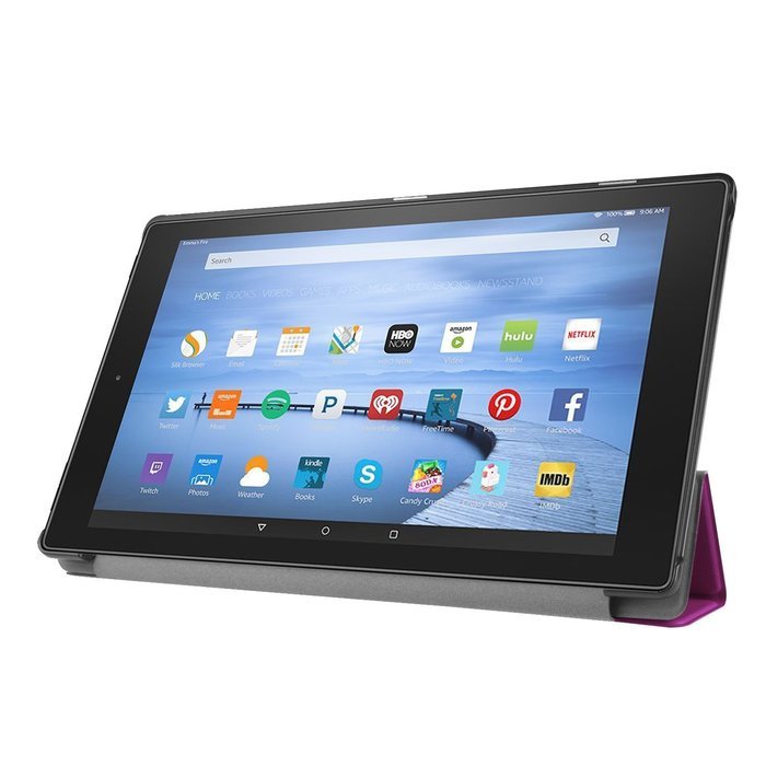 Fire HD 10 Case , Asstar Ultra Slim Lightweight [Kickstand] Cover with Auto Wake / Sleep for... N11