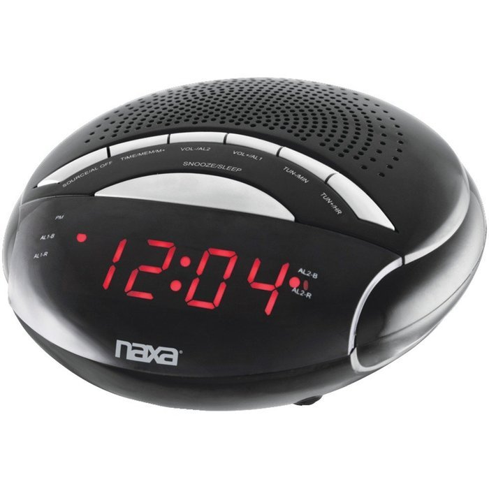 Naxa Nrc170 Digital Alarm Clock with Am/fm Radio N2