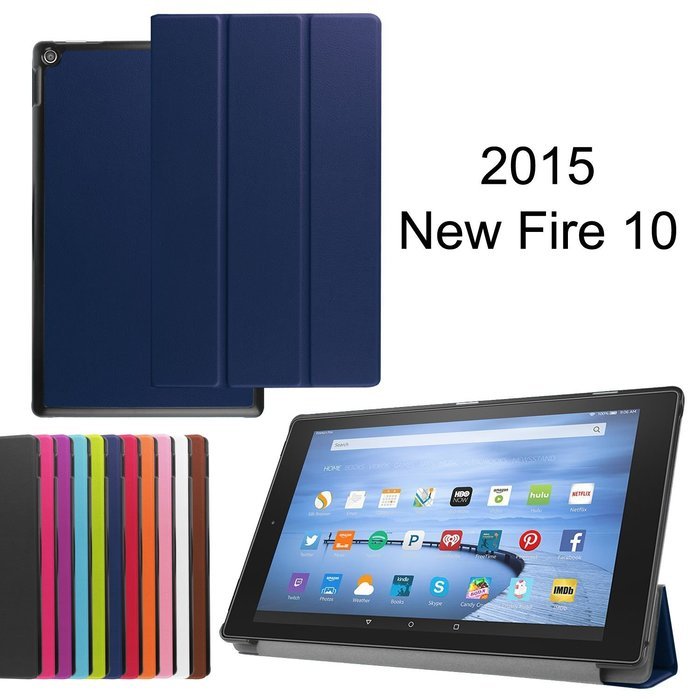 Fire HD 10 Case , Asstar Ultra Slim Lightweight [Kickstand] Cover with Auto Wake / Sleep for... N16