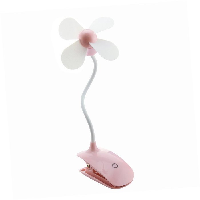 Clip Fan , TFSeven Portable Mini USB Clip Fan Personal Clip-on / Table Fan with Built-in Rechargeable Battery... N6