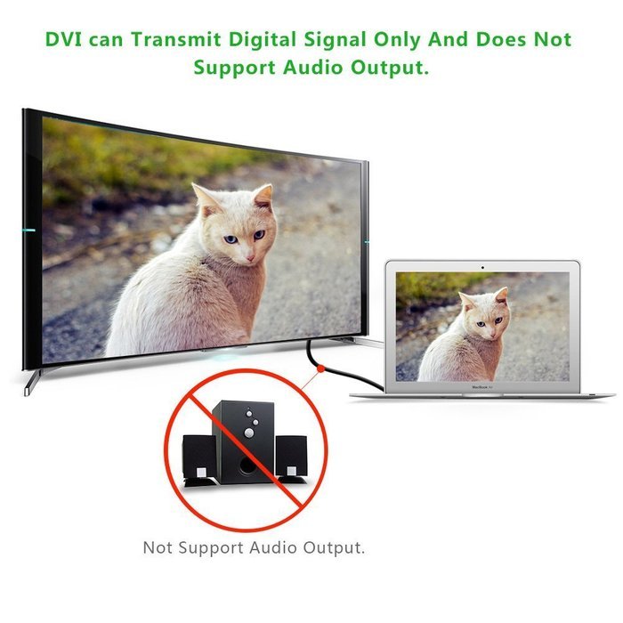 Ugreen DVI-D 24+1 Dual Link Male to Male Digital Video Cable Gold Plated with Ferrite Core Support 2560x1600 for...