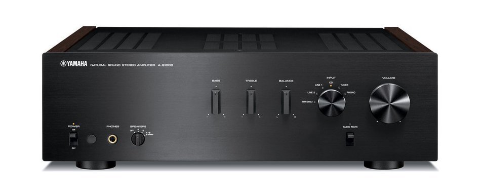 Yamaha A-S1000BL Natural Sound Integrated Stereo Amplifier (Black) N3