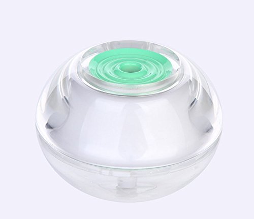 Crystal Mini USB Humidifier LED Light Ultrasonic Diffuser Aromatherapy Air Purifier (Pink) N6