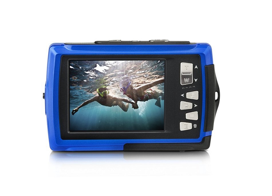 HP C150W Waterproof Camera - Blue (8MP) 2.7 inch LCD