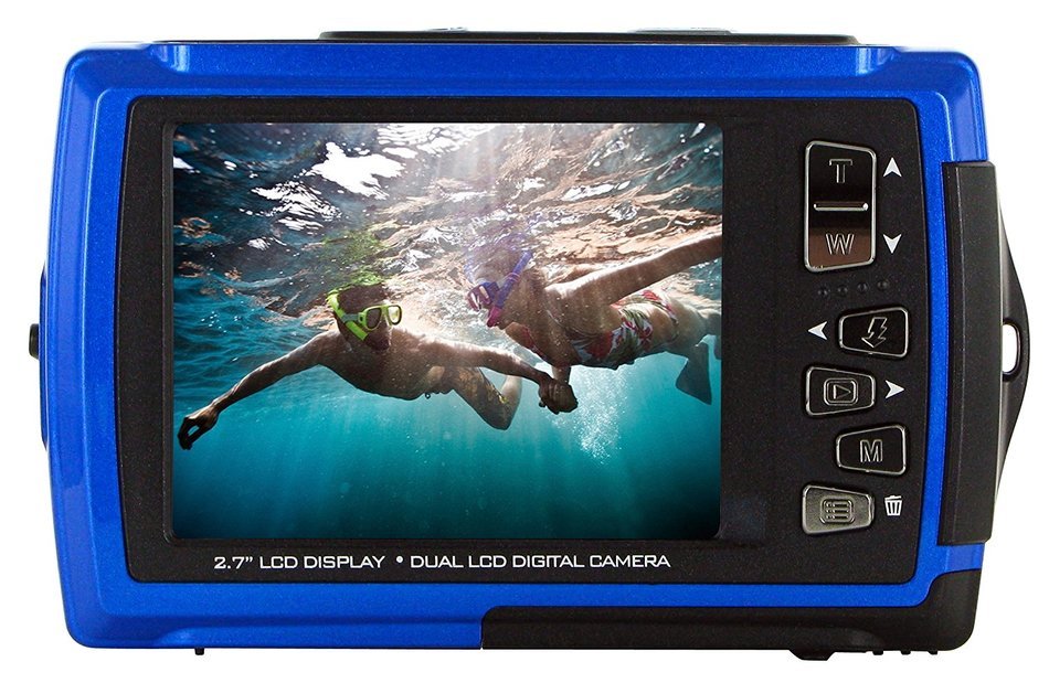 HP C150W Waterproof Camera - Blue (8MP) 2.7 inch LCD N2