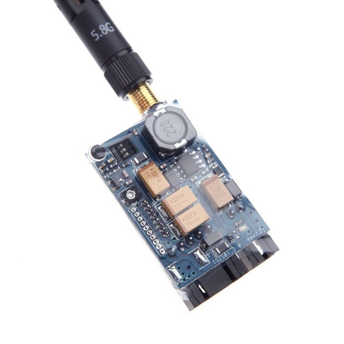 RipaFire&reg; TS353 FPV 5.8G 400mW 8 Channels AV Wireless Audio Video TX Transmitter for FPV RC Aircraft Quadcopter... N5