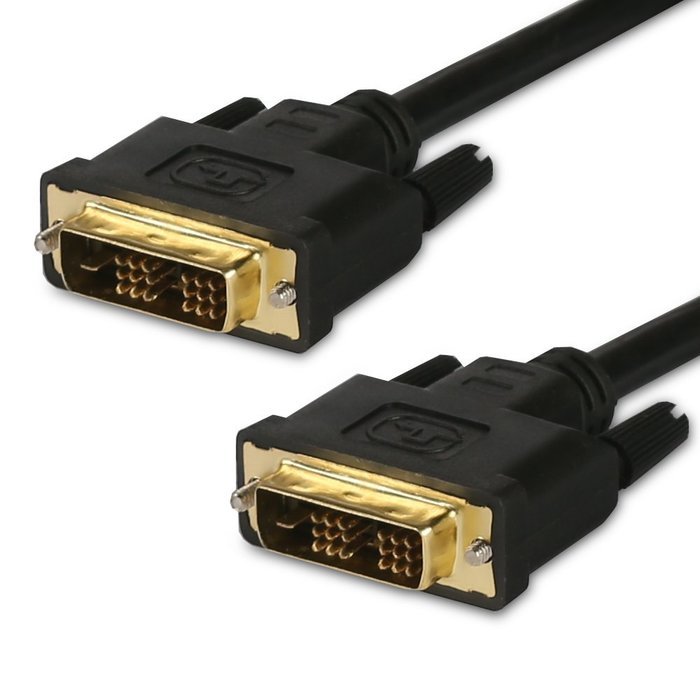 Fosmon High Resolution Gold Plated DVI to DVI Single Link Digital Video Monitor Cable - Black (10 FT / 3.0 M) N6
