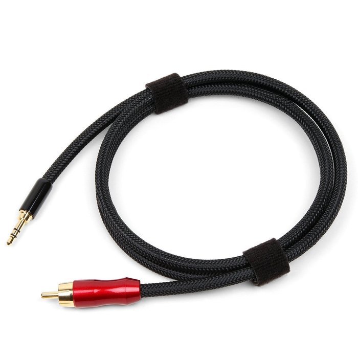 Micca Premium SPDIF Digital Coaxial Audio Cable - 3.5mm (1/8") to RCA, 3ft, Compatible with FiiO X3, X5