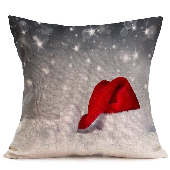 Pillow Cover,Haoricu Vintage Christmas Cartoon Smowman Penguin Sofa Bed Home Decoration Festival Pillow Case Cushion... N30