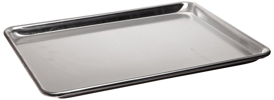 Adcraft BP-1318 18" Length x 13" Width x 1" Depth, 18 Gauge Aluminum Half Size Bun Pan