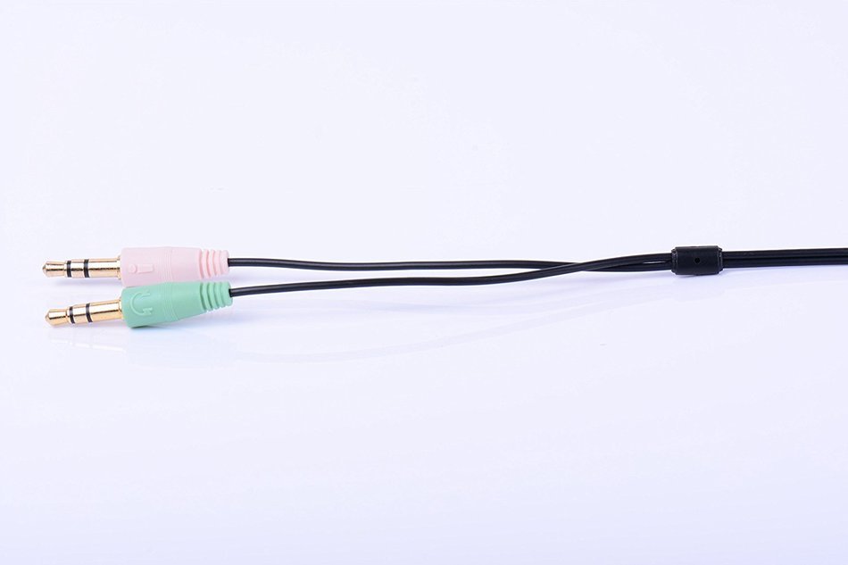 BAPHIILE B3 Headphone Splitter for Computer, 3.5mm Female to Dual 3.5mm Males, Branches for Headset & Mic Jacks... N3
