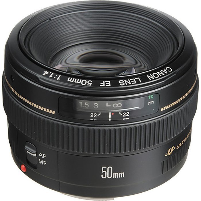 Canon EF 50mm f/1.4 USM Lens For The Canon XT, XTi, T1i, T2i, T3, T3i, T4i, T5, T5i, 10D, 20D, 30D, 40D, 50D,...