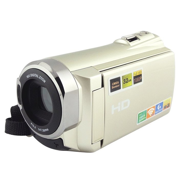 Toughsty&trade; 8GB 1080P HD Camcorder Wifi Digital Video DV Camera IR Night Vision 3" Touch Screen N3