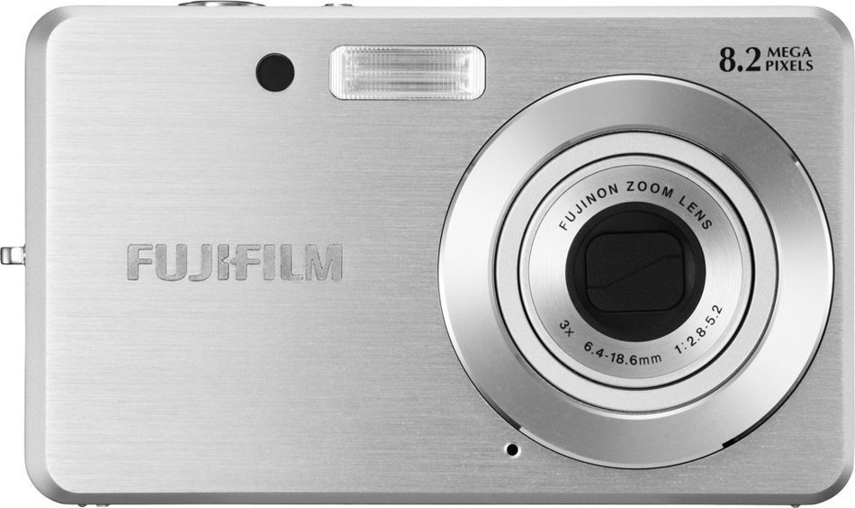 Fujifilm Finepix J10 8.2MP Digital Camera with 3x Optical Zoom (Brushed Silver) N5