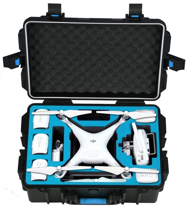 DJI Phantom 4 Waterproof Case, Rugged Military Grade Also designed to fit the Phantom 3 Professional, and Advanced... N2