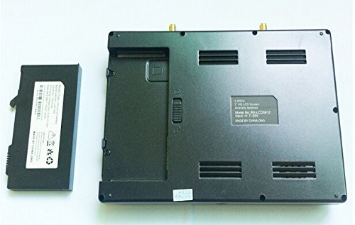 RX LCD5812 5.8GHz 7inch 40 Channels Raceband LCD Diversity Receiver Monitor for RC FPV (black) N2