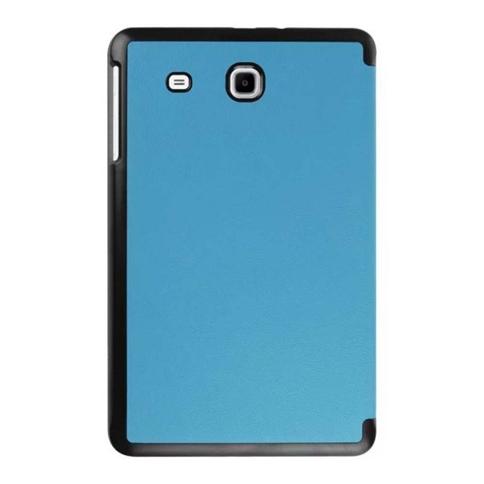 Generic Case for Galaxy Tab E 9.6-Inch T560 T561, 360 degree rotation PU Leather Slim Protective Case Cover (black) N100