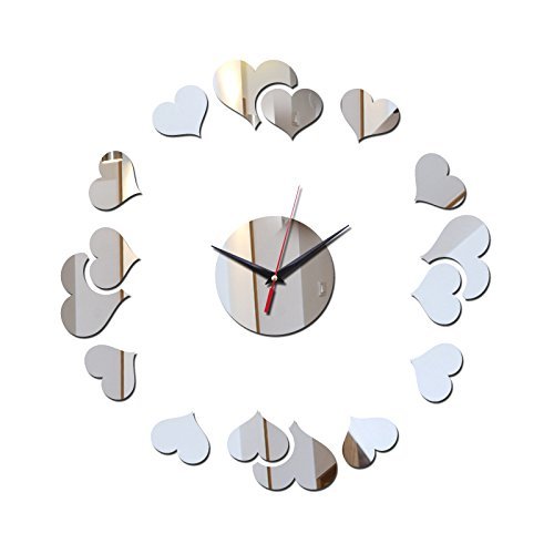EverTrust(TM) new sale top fashion home decor mirror acrylic wall clock clockd sticker modern 3d living room watches