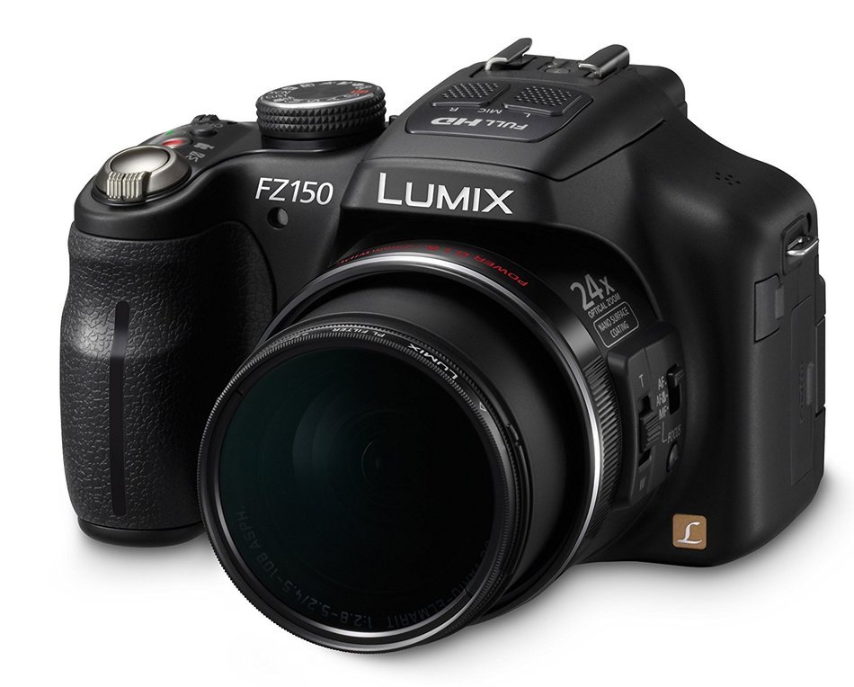 Panasonic DMC-FZ150K 12.1 MP Digital Camera with CMOS Sensor and 24x Optical Zoom (Black) (Discontinued by Manufacturer) N3