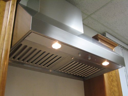 Imperial Wall Canopy Range Hood with Baffle Filters, 48 inch W, 635 CFM