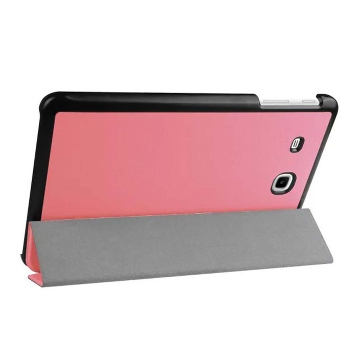 Generic Case for Galaxy Tab E 9.6-Inch T560 T561, 360 degree rotation PU Leather Slim Protective Case Cover (black) N105