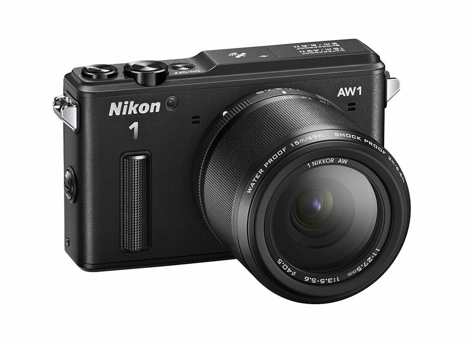 Nikon mirrorless single-lens camera Nikon1 AW1 waterproof zoom lens kit black N1AW1LKBK [International Version... N2
