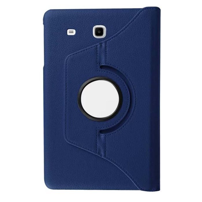 Generic Case for Galaxy Tab E 9.6-Inch T560 T561, 360 degree rotation PU Leather Slim Protective Case Cover (black) N111