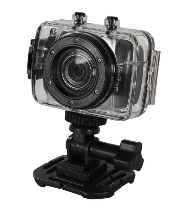 Vivitar DVR783-SIL 5.1MP Digital Action Camcorder with Bike and Helmet Mount (Silver) N10